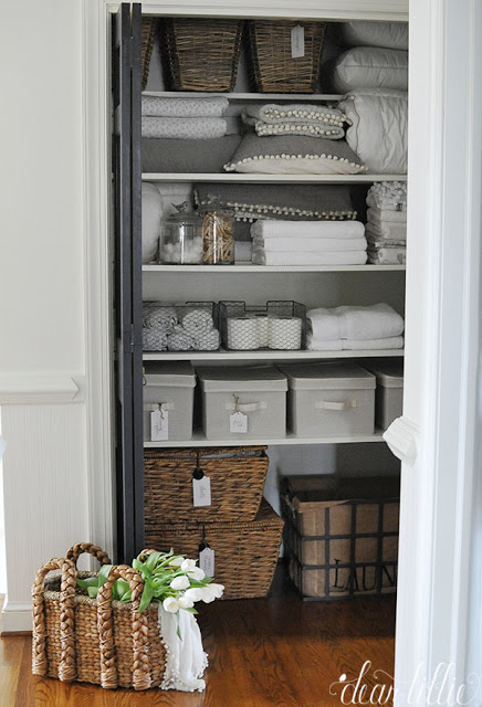 Some Progress in Our Upstairs Hallway and Linen Closet - Dear Lillie Studio