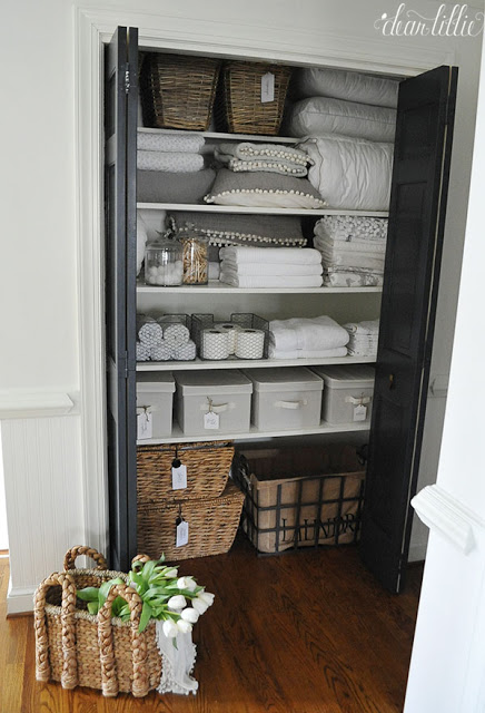 Some Progress in Our Upstairs Hallway and Linen Closet - Dear Lillie Studio